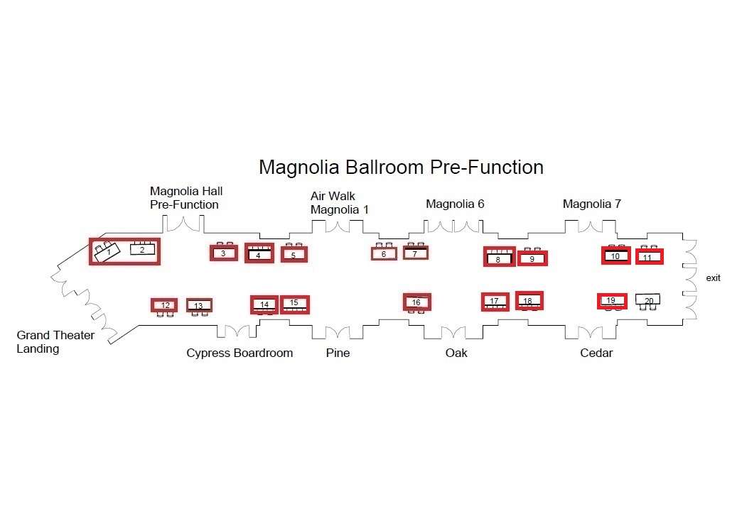 2025 Exhibitor Layout