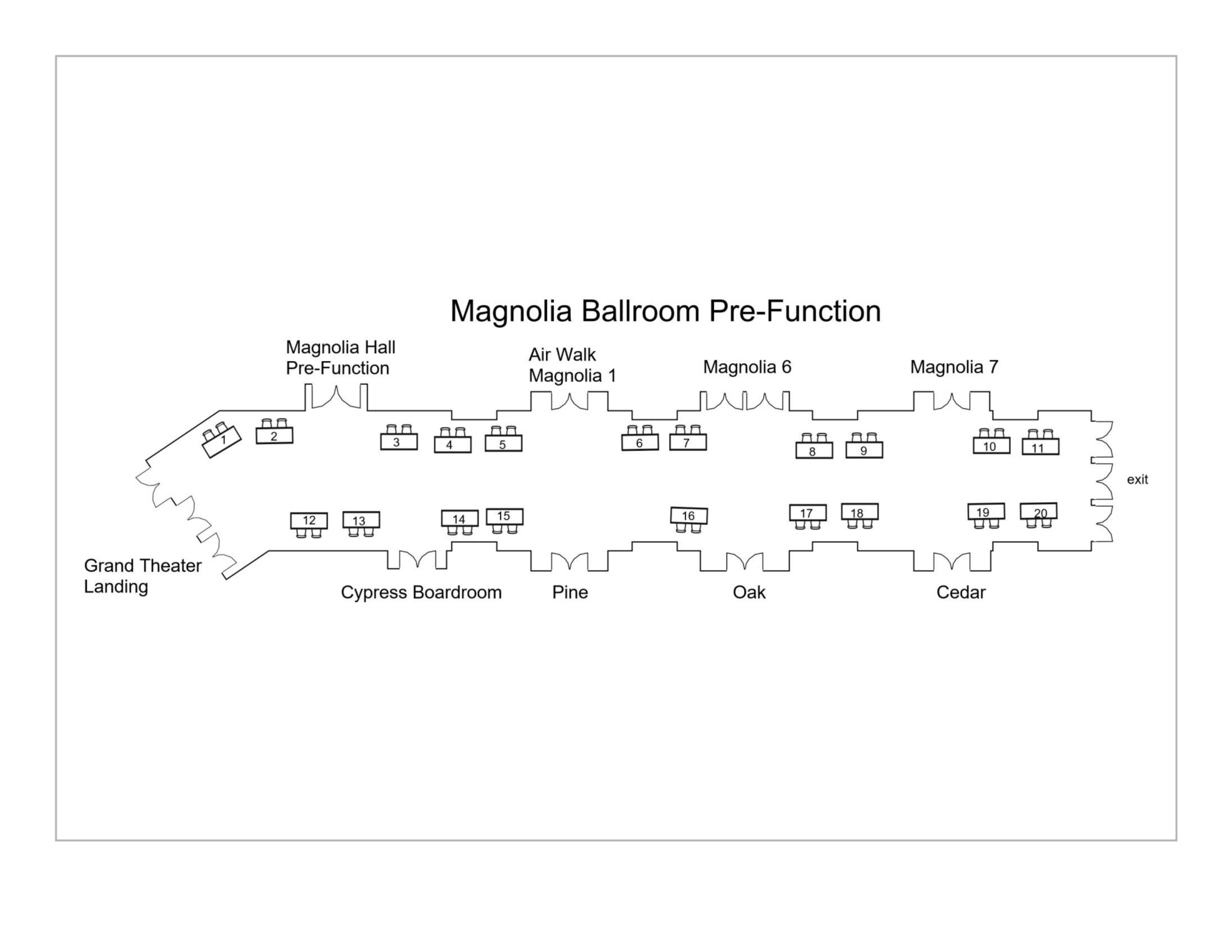 2026 EXHIBITOR FLOOR PLAN