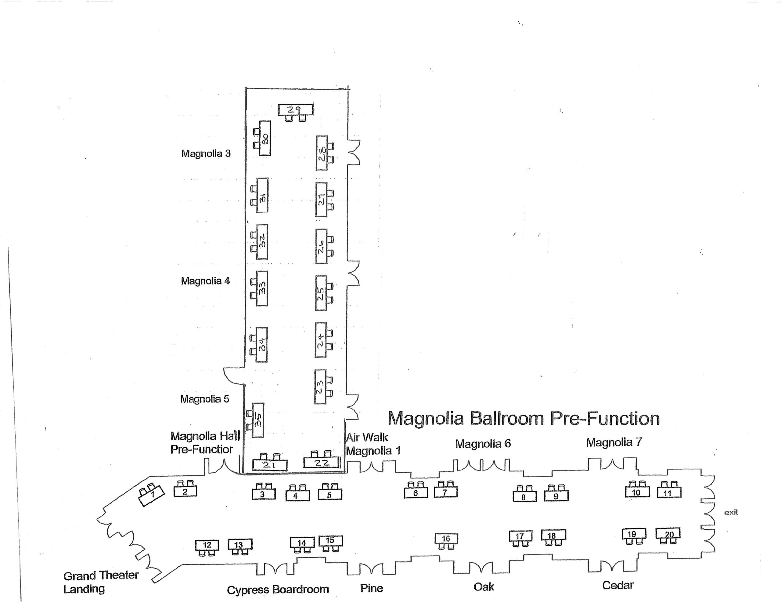2027 EXHIBITOR FLOOR PLAN